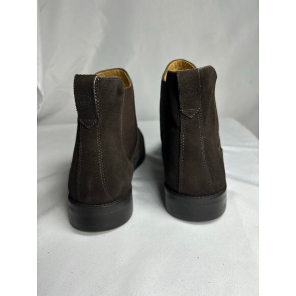 Peter Millar Mens Boots Brown Suede Chelsea Ankle Boots Size 13 MADE IN BRAZIL main image 5
